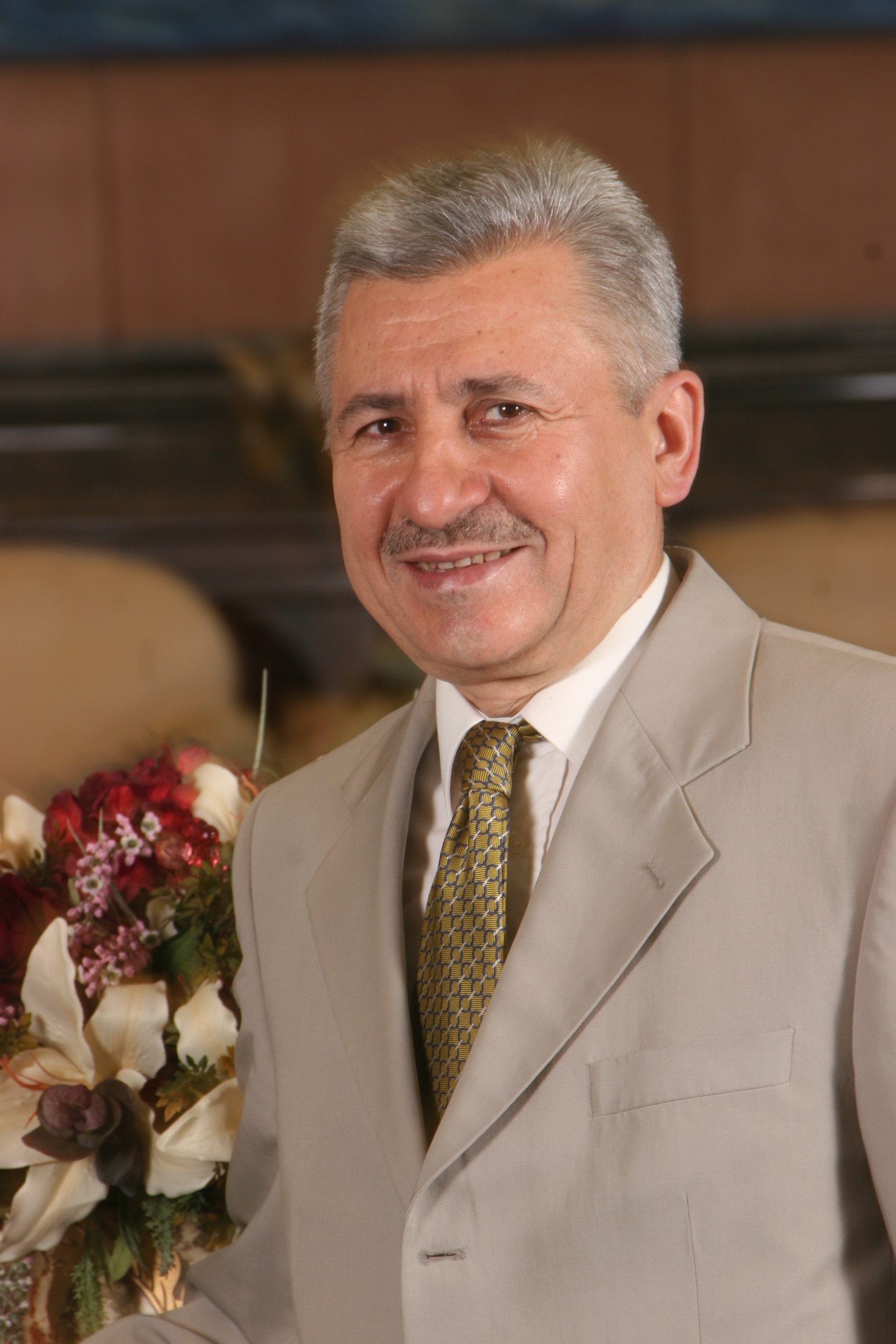 Mehmet Oruç’un gülümserken çekilmiş portresi